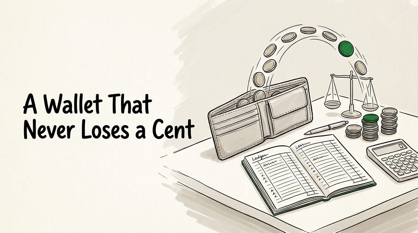 A Wallet That Never Loses a Cent