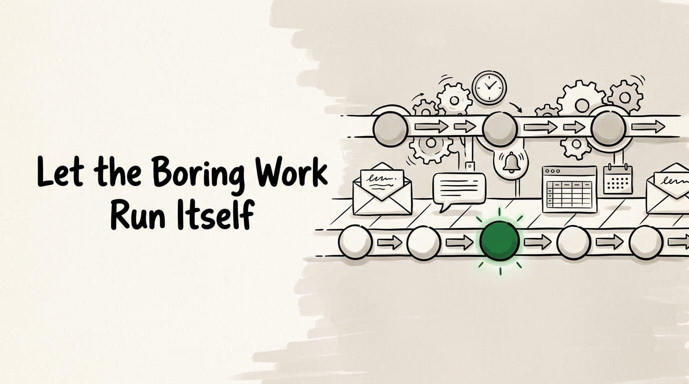 Let the Boring Work Run Itself